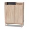 Baxton Studio Fella Entryway Shoe Cabinet with Lift-Top Storage Compartment 153-9161 - alternate 1